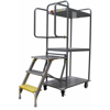 stock-order-picking-trolley-with-foldable-platform-ladder