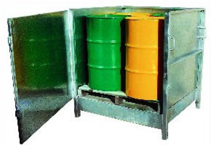 drum-spill-containment-stand-enclosed-4-drum