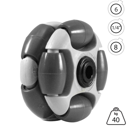 rotacaster-48mm-double-90a-hard-polymer-roller-8mm-acetal-bearing