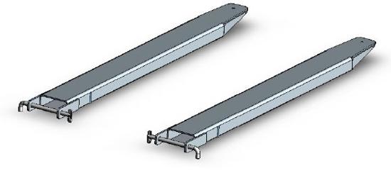 Picture of Fork Slipper Tyne Extensions Class 1 1600mm