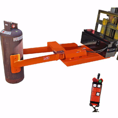 Picture of Gas Bottle Clamp Grab Attachment with Self Contained Hydraulics