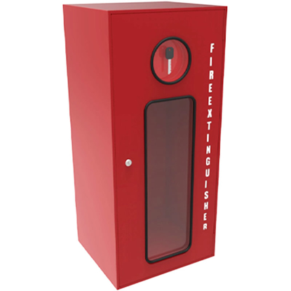 Picture of 4.5kg Fire Extinguisher Cabinet Key Lock Break Glass