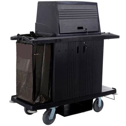 Picture of Housekeeping Cart 152cm x 56cm x 171cm with Security Hood