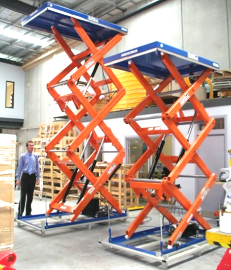 Picture of European Electric Triple Scissor Lift Table to 1500kg