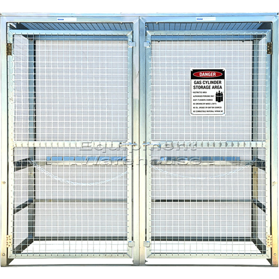 Picture of Large Gas Cylinder Storage Cage