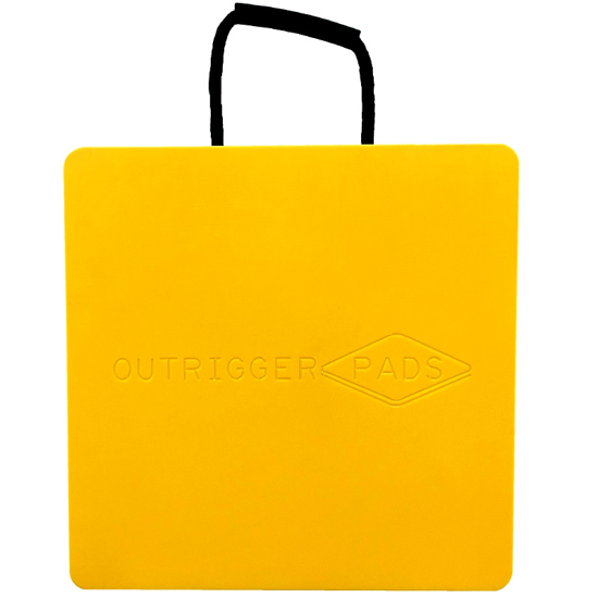 Picture of Outrigger Pad 5000kg 300x300x30mm Yellow Square