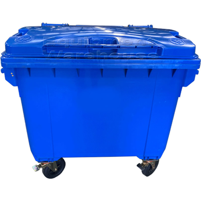 Picture of 660 Litre Wheelie Bin Blue with Rotator Base