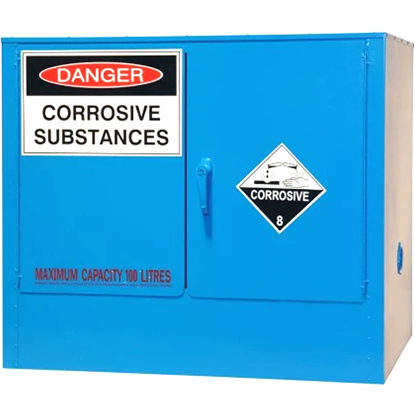 Picture of 100 Litre Corrosive Safety Cabinet 2 Doors and 1 Shelf