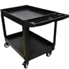 Picture of 2 Tier Plastic Parts Order Picking Trolley 250kg 920x620mm