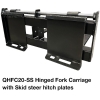 Picture of Floating Weldable Fork Carriage - Skid Steer Hitch