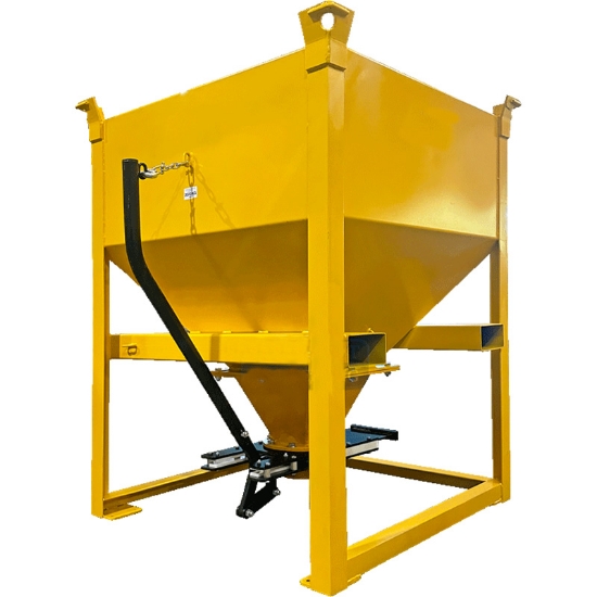 Picture of Hopper Bin with Slide Valve Opening 1.0 cu.m